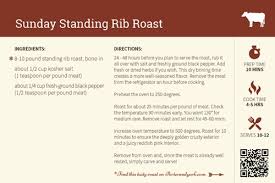 The generous marbling and after making the perfect prime rib roast recipe for the holidays, you will never go back to turkey approximate prime rib cooking time per pound until internal temperature reaches 120 degrees f Sunday Standing Rib Roast Recipe Porter And York