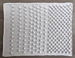 Be sure to test gauge using double strands, as well. Falling Bobbles Blanket Purl Soho