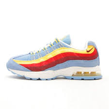313866 461 Nike Womens Air Max 95 Zen Blue Red Air Max 95 Red Nike Air Max 95 Nike Air Max