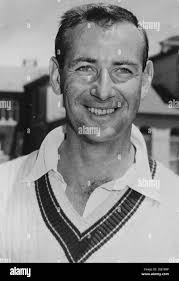 Old cricket player Black and White Stock Photos & Images