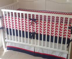 Navy blue braided crib bumper mini crib bedding cot bumper pad bed bumper baby boy bed nursery decor babyshower gift. Patriotic Crib Bedding Set Red White Navy Blue By Butterbeansboutique 340 00 Pink Crib Bedding Red Crib Pink Crib