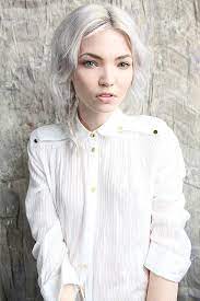 Image Result For White Hair White Eyes Silver White Hair Bleach Blonde Hair Hair Beauty