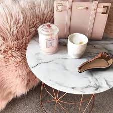 Kmart Hack Marble And Rose Gold Coffee Table Diy Ashley Maree Beauty Gold Room Decor Rose Gold Coffee Table Rose Gold Room Decor