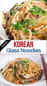 Best Japchae Korean Glass Noodles Authentic And Amazing In 2020 Glass Noodles Recipe Korean Side Dishes Korean Food Side Dishes