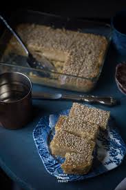 Burmese Semolina Cake Shwe Gyi Sanwin Makin In 2020 Semolina Cake Burmese Desserts Asian Desserts