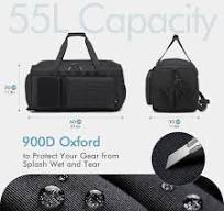 Amazon.com | BAGZY Tactical Gym Bag for Men 55L Sports ...