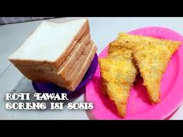 Olah saja menjadi 6 makanan enak ini, antara lain chicken nugget, bread pudding klasik, bread tartlet, dan berikut ini resep dan cara membuat pizza sederhana dengan bahan roti tawar. Membuat Roti Tawar Goreng Isi Sosis Dan Mayones Tip Cara Membuat Roti Goreng Isi Sosis Youtube Pembuat Roti Rotis Makanan Dan Minuman