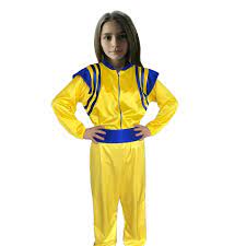 Disfraz Ficha Amarilla Overol Para Bailable Escolar Cosplay Timbiriche Ninos Ninas Disfraces Tudi Disfraces Para Ninos Disfraces Disfraz Halloween Nina