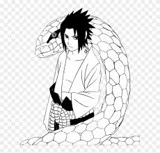 First draw a circle for the head part. Drawing Sasuke Devil Sasuke Manga Clipart 1753323 Pikpng
