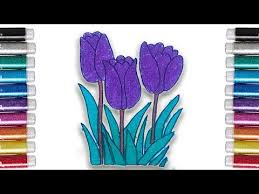 Hal pertama yang harus diperhatikan adalah cara memegang crayon. Coloring Flowers Mewarnai Bunga Tulip Dengan Crayon Untuk Anak Youtube