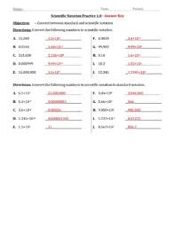 Practice finding the reciprocals of fractions and mixed numbers. Practice Scientific Notation Worksheet 1 0 Answer Key By The Chem Teacher