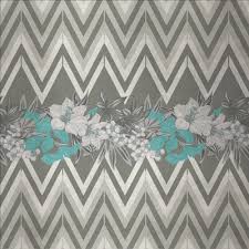 As a rule of thumb, use at least three patterns in a room. Flowers And Chevron Pattern 5 Fabric Wall Covering By Chiara Mennini For Midsummer Milano For Sale At Pamono