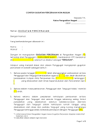 Contoh surat gugat cerai istri. Format Laporan Perceraian Pns