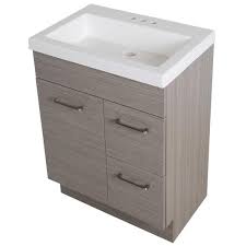 See more ideas about home depot bathroom, bathroom sconces, kraftmaid cabinets. Glacier Bay Jayli 24 In W X 17 In D X 34 In H Bath Vanity In Haze With Cultured Marble Vanity Top In White With White Sink Ja24p2 He The Home Depot