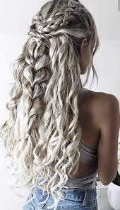 Pin By Mattie Maney On Hair Festival Hair Braids Grey Curly Hair Long Hair Styles