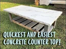 I followed my original tutorial almost to a t, but there are 3 quick updates for you:. How To Make A Concrete Counter Top In 1 Hour Youtube Concrete Counter Concrete Counter Top Diy Concrete Patio
