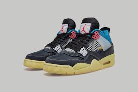A black and red colorway violated the league's uniform policy, earning a stern letter. Nike Air Jordan 4 X Union Off Noir Instore Raffle Solebox Blog