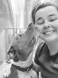 Look how sweet I am!!!🩷. I love to give kisses! I love people. I love  being silly!! What more could you want??? 🩷4-6 years old 🩷Been at the  shelter for 2 years