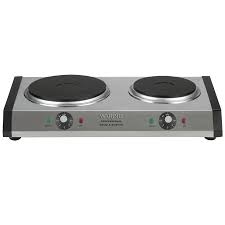 Waring Wdb600 Double Burner Solid Top Countertop Range 1800w In 2020 Portable Stove Double Burner Electric Stove