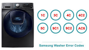 Samsung Washer Error Codes Washer And Dishwasher Error Codes And Troubleshooting