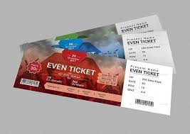 Free Ticket Mockups Ticket Template Mockup Event Ticket Ticket Template Printable Tickets Mockup Design