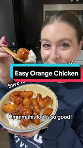 Only 3 ingredients?!? can't wait to try this easy orange chicken recipe!  Thank you @Leah this looks Devine! #orangechicken #chinesefood  #chickenrecipe #ricerecipe #rice #momshelpingmoms ...