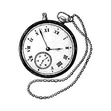Reloj De Bolsillo Retro Dibujado A Mano Vector Gratis