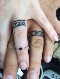 Choosing to wear a christian tattoo brings you into a long and storied line of those who have borne the marks of the trinity and other holy figures going back thousands of years. 76 Of The Most Inventive Wedding Band Tattoo Designs