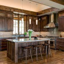 More than 3 rustic backsplash at pleasant prices up to 24 usd fast and free worldwide shipping! 75 Beautiful Rustic Kitchen With Glass Tile Backsplash Pictures Ideas May 2021 Houzz