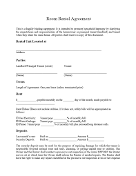 Tenant shall thereafter have the discretion to decide to proceed with this tenancy otherwise such changes or modifications shall be construed to annul the tenancy, and the landlord shall refund all deposits paid hereunder on the expiration or sooner determination of this agreement. 39 Simple Room Rental Agreement Templates Templatearchive