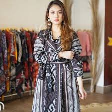 Dress model tenun tile baju pesta terbaru. Model Gamis Kain Troso Terbaru Pigura