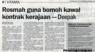 Setiap komen dan pandangan yang diberikan adalah bersifat peribadi. Buku Kedua Saya Dedah Tabiat Rosmah Guna Bomoh Deepak Isu Semasa Semasa Forum Cari Infonet Cari Personalized Items Person