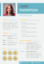 clean simple resume template