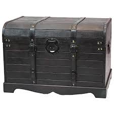 Vintage travel trunk wooden coffee table cottage steamer pine chest storage box. Antique Style Black Wooden Steamer Trunk Coffee Table Buy Online In Lebanon At Lebanon Desertcart Com Productid 64696220