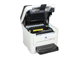 A simple pin pad and few basic buttons control the majority of the printer's functions which. Konica Minolta Magicolor 1690mf Mfc All In One Color Laser Printer Newegg Com