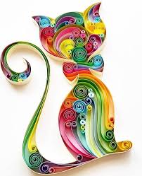 Quilling Papierkunst Bunte Katze Handgemachtes Etsy Using Polyurethanes Will Not Be Quilling Techniques Paper Quilling For Beginners Quilling Designs