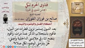 ما حكم م ن ينزل منه قطرات من البول بعد التبول فتاوى الفوزان Youtube