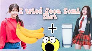 According to somi, she lost weight because of a banana diet and detailed that, i only ate one the statement earned a number of negative response from the netizens for imposing a strict diet on a 16. I Tried Jeon Somi Diet Banana Kpop Idol Diet Loss 3 Kg In 3 Days Youtube