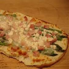 Pizza With Ham Asparagus And Ricotta Allrecipes Com Recipes Supper Recipes Cooking