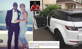 Football Wag Bonnie Hoyte Can T Get Her Stolen Range Rover Evoque Back Daily Mail Online