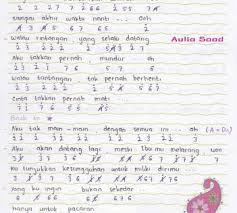 Not Angka Yovie And Nuno Sampai Akhir Waktu Not Musik Lagu Pianika