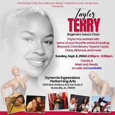 🚨🚨🚨 Attention 18+ Dancers 🚨🚨🚨 Taylor Terry is coming to The Rocket  City to teach a beginners dance class. You've seen her with Chris Brown,  Beyonce, Rihanna, Ciara and More!!! She's also
