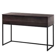 Sehr schöner halbrunder tisch (konsolentisch). Konsolentisch Evinston Ii Eiche Massiv Metall Eiche Dunkel Schwarz Eva Padberg Collection Jetzt Bestelle Konsolen Tisch Konsolentisch Couchtisch Eiche