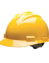 Standard Safety Helmet Ratchet Suspension Yellow Shell Silt Management Supplies Llc