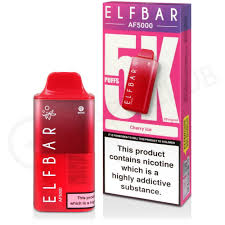 Cherry Ice Elf Bar AF5000 Disposable Vape Kit