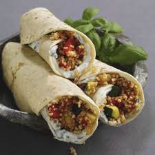 Couscous Wraps Mit Ratatouille Rezept Ratatouille Rezept Rezepte Wraps Rezept