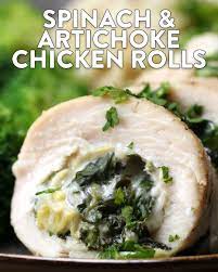Keto Friendly Spinach Artichoke Chicken Rolls Recipe By Tasty Recipe Spinach Artichoke Chicken Recipes Rolled Chicken Recipes