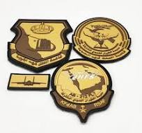 Custom Kuwait Uniform PVC Patches Garment Accessories Rubber ...