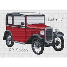 The pattern includes a color legend for dmc pearl cotton. Austin 7 Kit