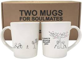 Anniversary gifts tend to come with a little extra pressure. Boldloft Grow Old With You Couples Coffee Mugs Anniversary Gifts For Her Couples Gifts For Cotton Anniversary Engagement Wedding Gifts For Bride And